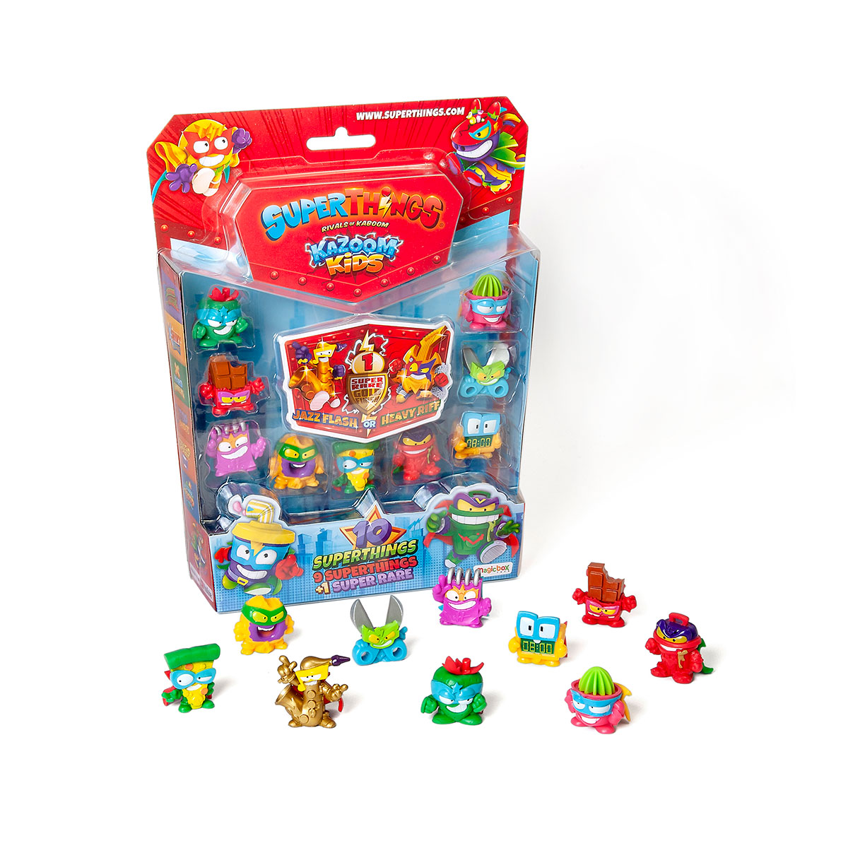 Figurina Mash Crash cu accesoriu SuperThings seria Kazoom Kids S1 