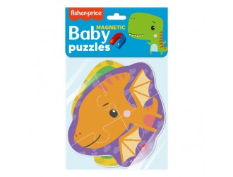 Baby Puzzle magnetic "Fisher Price. Dinozaurii" Vladi Toys